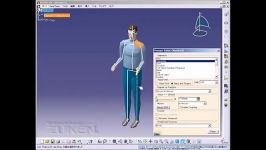 آموزش آنالیز درجات آزادی Catia Human Posture Analysis