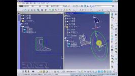 آموزش مدل 3 بعدی 2 بعدی کتیاCatia 2d layout for 3d