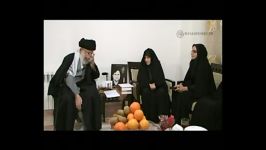 دیدار صمیمانه رهبر خانواده شهید رضایی نژاد