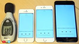 iPhone 6 vs iPhone 5S vs iPhone 6 Plus  Speaker Test