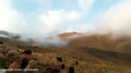 طبیت مه آلود روستای موئیل مشگین شهر