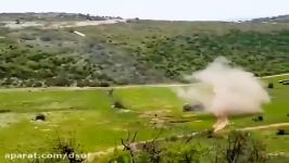 وقتی موشک های ارتش سوریه تروریست های القاعده را تارومار می کند