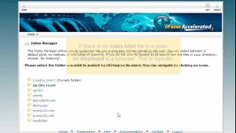 Index Manager در cPanel