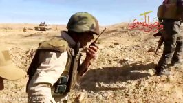 فیلم دیده نشده نبرد حشدالشعبی داعش در تپه های حمرین  انهدام انتحاری داعش