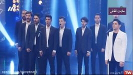 اجرای آهنگ والا پیامدار محمد توسط وحید آقاجری در برنامه اعلام نتایج عصر جدید
