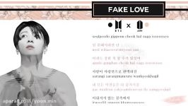 با بی تی اس همخوانی کنآهنگfake love