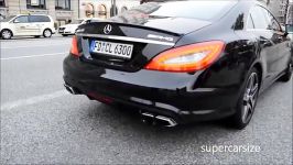 THE NEW Mercedes CLS 63 AMG  REVs + full throttle