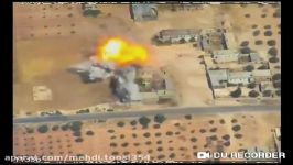 انهدام مقر تروریست‌ها در استان ادلب سوریه توسط جنگنده‌های روسیه سوریه
