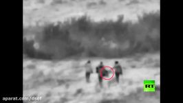 فیلم منتشر شده توسط ارتش اسرائیل درباره پهپاد انتحاری نیروهای ایرانی در سوریه
