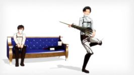 MMD Levi  Ievan Polkka Dance 720p