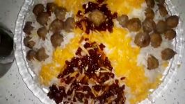 طرز تهیه پلو زرشک کوفته قلقلی