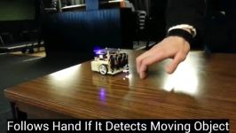 دنیایی ربات الکترونیکربات کوچک باقابلیت تشخیص موانع