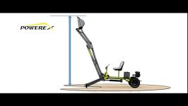 Powerex Mini Excavator مینی بیل پاورکس ابعاد 