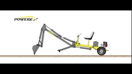 Powerex Mini Excavator مینی بیل پاورکس نحوه حرکت 