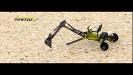 Powerex Mini Excavator مینی بیل پاورکس جابجایی چرخها