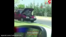 رانندگی عجیب جنون آمیز یک راننده در آنتالیا