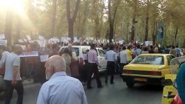 تجمع در حمایت کوبانی مقابل دفتر سازمان ملل در تهران
