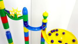 بازی اسباب بازی ها Giant Marble Runs Teach Colors and Numbers