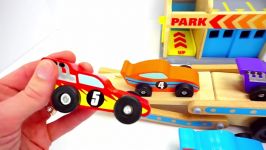 بازی سرگرمی برای بچه ها Colorful Cars and Parking Deck