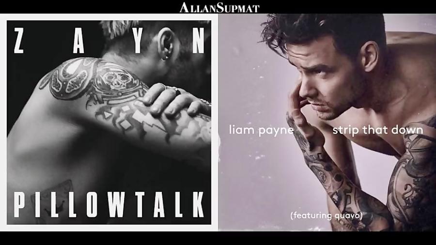 میکس آهنگ pillow talk strip that down