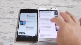 Samsung Galaxy Note 4 vs Sony Xperia Z3 Full parison