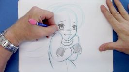 آموزش نقاشی How to Draw an Anime Style Girl for Beginners