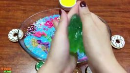 مخلوط کردن اسلایم ها Mixing Makeup and Beads into Slim #27