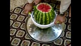 قاچ کردن هندوانه به روش مبتکرانه