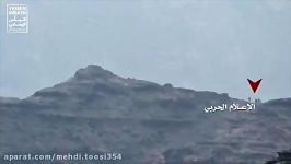 عملیات موفق نیروهای یمنی در عسیر آتش زدن خودرو انبار مهمات سعودیها