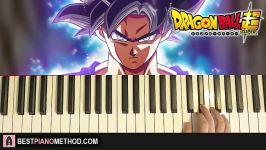 HOW TO PLAY  Dragon Ball Super  Ultimate Battle Piano Tutorial Lesson