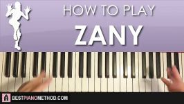 HOW TO PLAY  FORTNITE DANCE  ZANY Piano Tutorial Lesson