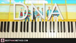 HOW TO PLAY  BTS 방탄소년단  DNA Piano Tutorial Lesson