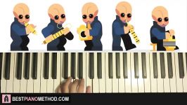 HOW TO PLAY  CANTINA BAND from Star Wars Piano Tutorial Lesson