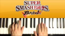 How To Play  Super Smash Bros. Brawl  Main Theme PIANO TUTORIAL LESSON