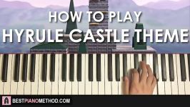 HOW TO PLAY  Zelda Main Theme Piano Tutorial Lesson