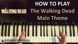 HOW TO PLAY  The Walking Dead  Main Theme Piano Tutorial Lesson