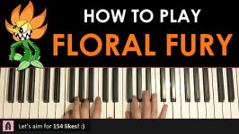 HOW TO PLAY  Cuphead  Floral Fury Piano Tutorial Lesson