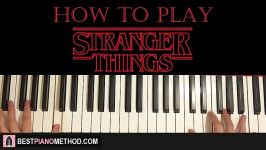 Stranger Things  Main Theme Piano Tutorial Lesson