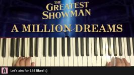 HOW TO PLAY  The Greatest Showman  A Million Dreams Piano Tutorial Lesson