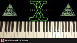 HOW TO PLAY  THE X FILES THEME SONG ILLUMINATI Piano Tutorial Lesson