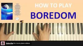 HOW TO PLAY  Tyler The Creator  Boredom Piano Tutorial Lesson