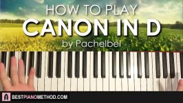 HOW TO PLAY  CANON IN D by Pachelbel Piano Tutorial Lesson