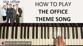 The Office  Theme Song Piano Tutorial Lesson