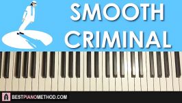 HOW TO PLAY  Michael Jackson  Smooth Criminal Piano Tutorial Lesson