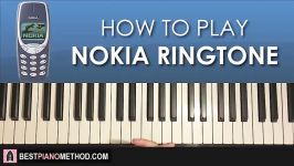 HOW TO PLAY  Nokia Ringtone Tune Piano Tutorial Lesson