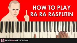 HOW TO PLAY  RA RA RASPUTIN Piano Tutorial STEP BY STEP LESSON