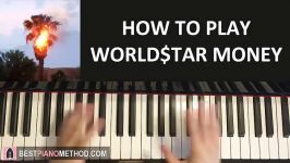 HOW TO PLAY  joji  WORLDTAR MONEY Piano Tutorial Lesson