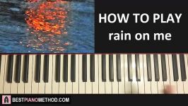 HOW TO PLAY  joji  rain on me Piano Tutorial Lesson