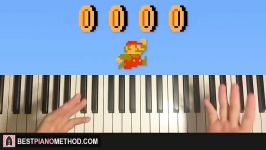 HOW TO PLAY  MARIO COIN SOUND Piano Tutorial Lesson