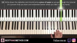 Super Mario World  Overworld Theme Piano Tutorial Lesson